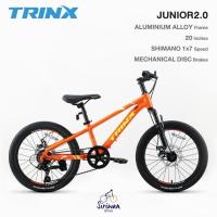 ราคา TRINX Junior 2.0 MTB สำหรับเด็ก เฟรมอลูมิเนียม ล้อ 20 นิ้ว 7sp. ดิสก์สาย (5150262023)