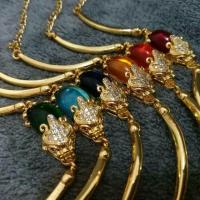 ราคา สร้อยข้อมือปี่เซียะพลอย มี6สี ปี่เซี่ยะมณีใต้น้ำ ปี่เซียะ (1229823619)