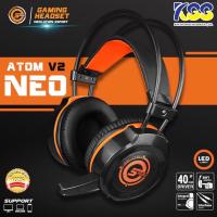 ราคา 06.06 หูฟัง Neolution E-Sport Gaming Headset ATOM V2 Black ใช้ได้กับPC โน๊ตบุ๊ค และมือถือ รับประกันของแท้ พร้อมส่ง (15603343950)