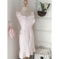 ราคา ผ้ากันเปื้อน Yumi Katsura Bridal Brand สีชมพูอ่อน Vintage Maid with Lace เมด ชุดเมด เมดคาเฟ่ (5655670503)