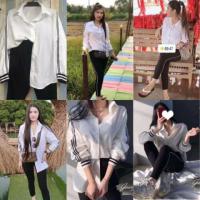 ราคา Set 2 ชิ้น เสื้อเชิ้ตแขนยาวติดกระดุมหน้า ผ้าไหมอิตาลี+ กางเกงขายาว ผ้าเลคกิ้งแถบข้าง (7728906190)