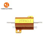ราคา 25W RX24 อลูมิเนียมโลหะกรณี Wirewound Resistor 0.01R - 30K 0.05R 0.15R 1R 2R 4R 5R 6R 8R 10R 50R 250R 500R 1K ohm ชิปในสต็อก ic GE6P (44611945286)