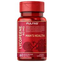 ราคา FULFAS Lycopene แคปซูลอ่อน 60 แคปซูลซีลีเนียมสังกะสีอาหารเสริมเดียวกันผู้ชายอาหารเสริมโภชนาการสําหรับผู้ใหญ่ 40 มก. (47310336516)