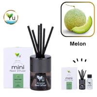 ราคา Mini Room Difuser 15 ml. กลิ่น Melon (เมล่อน) กลิ่นเมล่อนญี่ปุ่น กลิ่นน่ารักมากๆ ก้านไม้หอม (9622528396)