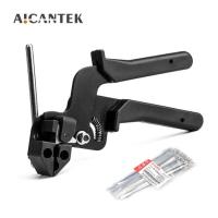ราคา Hand Stainless Steel Cable Tie Gun With 100Pcs 304 Tie 4.6mm Fastening Strap Cutting Tool Automatic (53905783906)