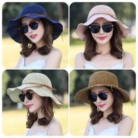 ราคา หมวกสาน หมวกปีกกว้าง สำหรับผู้หญิง ไปเที่ยว ไปทะเล (1988065856)
