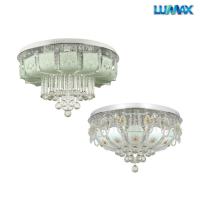 ราคา LUMAX โคมไฟตกแต่งติดเพดาน ขั้วหลอด E27 x 6 Series CINDY รุ่น CSG60 พร้อมรีโมท มีลำโพงเชื่อมต่อบลูทูธ สไตล์ Crystal (4612054987)