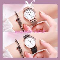 ราคา [พร้อมส่งจากไทย]นาฬิกาสดขนาดเล็กสไตล์เกาหลี นาฬิกาคู่รักลำลอง เรียบง่ายทันสมัยเหมาะกับนักศึกษา มีสองสีให้เลือก (25714199289)