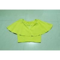 ราคา เสื้อเอวลอย สีเหลืองนีออน (349598847)
