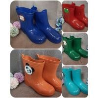 ราคา รองเท้าบูทยางเด็ก รองเท้าบูทยางกันน้ำ สีพื้น พร้อมส่ง (12435505497)