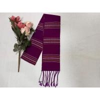 ราคา สไบลายขิดทอมือสินค้าชุมชนสีม่วง (41109114992)