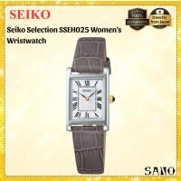 ราคา SEIKO Selection SSEH025 Nano Universe Women's Quartz Watch Rectangle Gray Leather Japan (52909338559)