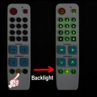 ราคา For Old People Learn Remote Control of TV DVD STB DVB TV-BOX , 21 Big Buttons Controller With Backlit Easy use (19385739820)