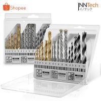 ราคา InnTech ชุดดอกสว่าน เจาะปูน / ไม้ / เหล็ก 16 ชิ้น ดอกสว่านไทเทเนี่ยม ดอกสว่านเจาะปูน ดอกสว่านเจาะไม้ เจาะเหล็ก [CBD16] (8913301865)