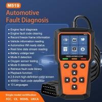 ราคา ประสิทธิภาพสูง OBD2 เครื่องสแกนเนอร์เครื่องมือวินิจฉัยรถยนต์ตรวจสอบเครื่องยนต์แสงเครื่องอ่านรหัสรถยนต์รหัสข้อผิดพลาดที่ชัดเจนเครื่องสแกนเนอร์ OBDII พร้อมทดสอบแบ (50962380652)