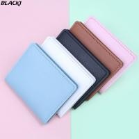 ราคา สีดําผู้หญิงกระเป๋าสตางค์สั้น,สองพับความจุขนาดใหญ่กระเป๋าสตางค์ขนาดเล็กบาง,แฟชั่นหนัง ปู่ กระเป๋าใส่เหรียญผู้หญิงสาว (48411847020)