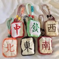 ราคา Creative ins Orange Mahjong North Coin Purse Pendant Phone Case Lanyard Mini Bag Bluetooth Headset Storage Universal% G260523 (46611031002)