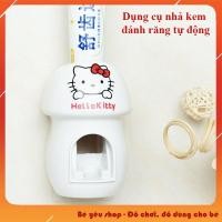 ราคา ที่กดยาสีฟันอัตโนมัติ สวัสดี คิตตี้ สําหรับเด็กทารก - ที่กดยาสีฟันติดผนังที่สะดวก (41158818352)