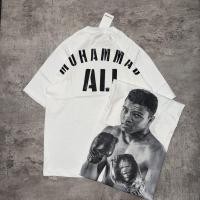 ราคา เสื้อยืด Pull&Bear MUHAMMAD ALI - เสื้อยืดวินเทจ Muhammad Ali White 24s (53259430429)