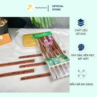 ราคา ตะเกียบหยิบอาหาร ตะเกียบข้าว ตะเกียบปาร์ตี้ ตะเกียบไม้มะพร้าวท่วงสอน 10 คู่ Mta-Mart ตะเกียบไม้ธรรมชาติคุณภาพสูง ทนทาน ไม่มีรา (54757439651)