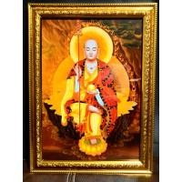 ราคา กรอบรูปขอบทองพระกษิติครรภ์โพธิสัตว์ขนาดA4 (19585931558)