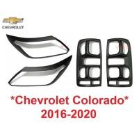ราคา ครอบไฟหน้า ท้าย CHEVROLET COLORADO MY 2016 - 2019 ครอบไฟ เชฟโรเลต โคโลราโด้ ไฟหน้า ฝาครอบหน้า ครอบไฟท้าย ไฟท้าย (14860538618)