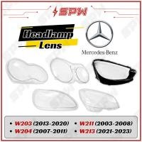 ราคา MERCEDES BENZ HEAD LAMP LENS COVER HEAD Light OEM ไฟหน้า Clear Len ครอบคลุม HD C-Class E-Class W203 W204 W211 W213 W220 (47008577949)