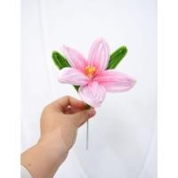ราคา ลวดกำมะหยี่ ดอกลิลลี่ ดอกใหญ่เหมาะสำหรับจัดช่อหรือโชว์เดี่ยว ดอกไม้จากลวดกำมะหยี่ (26923302744)