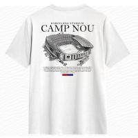 ราคา - เสื้อยืดแฟนบอล - สนามกีฬาค่ายนู, บาร์เซโลน่า - เสื้อยืดพื้นฐาน (54260469095)
