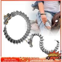ราคา สร้อยข้อมือมังกรสําหรับผู้ชายสร้อยข้อมือหัวมังกรเงิน (52356190016)