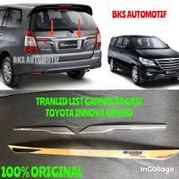 ราคา รายการท้ายรถโครเมียมประดับหรือฝากระโปรงหลัง Toyota Innova grand newe Innova 2014-2015 เดิม (28144424096)