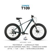 ราคา Trinx T109 จักรยานล้อโต 26" เฟรมอลูมิเนียม Shimano Altus 1x9 สปีด (43281097710)