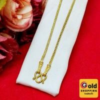 ราคา สร้อยคอทองเหลืองโบราณลายสี่เสาคั่นหัวจรวด ความยาว 18 นิ้ว งานทองเหลืองแท้ งานดิบไม่ได้ชุบ ทองเหลืองโบราณ (40712572819)