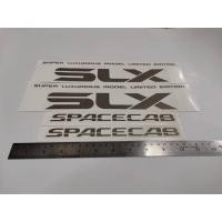 ราคา สติ๊กเกอร์งานสกรีน SPACECAB SLX สำหรับติดช่องแค๊ปรถ ISUZU TFR ปี94 สีและขนาดเทียบแท้ 95% เกรดอย่างดี (1209423370)