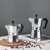 ราคา ส่งฟรี หม้อต้มกาแฟสด อะลูมิเนียม แบบพกพา หม้อต้มกาแฟแบบแรงดัน กาต้มกาแฟสด หม้อต้มกาแฟสด Moka Pot (40702778711)