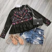 ราคา ZARA เสื้อลายดอกปักซาร่า (52701380272)