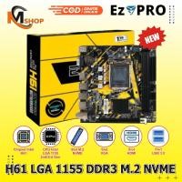 ราคา เมนบอร์ดเมนบอร์ดเมนบอร์ด H61 EZPRO ซ็อกเก็ต LGA 1155 NVME USB 3.0 (56510834363)