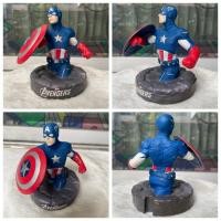 ราคา ท็อปเปอร์แก้วน้ำโรงหนัง มาร์เวล อเวนเจอร์ส กัปตันอเมริกา Marvel The Avengers Captain America Cup Topper figurine (29188840551)