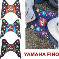 ราคา แผ่นพักเท้า FINO แผ่นยางรองเท้า Yamaha fino ลายดอกไม้ ลายฟลาวเวอร์ แผ่นยางปูพื้น fino รุ่นขายถูกขายดี (6979673732)