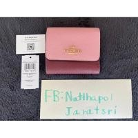 ราคา COACH Small Trifold Wallet Contrast Small Trifold (21292154997)