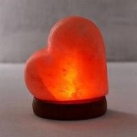 ราคา โคมไฟเกลือหิมาลายัน Himalayan Salt Lamp ทรงหัวใจ ขนาด 1-2 kg โคมไฟหินเกลือหิมาลัย โคมไฟ โคมไฟเกลือ (4632122337)