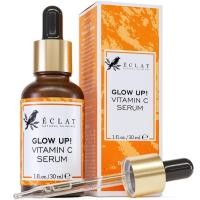 ราคา Eclat Skincare Vitamin C Serum - Skin Care for Dark Spots, เซรั่มวิตามินซีสําหรับผิวหน้าด้วยกรดไฮยาลูโรนิก, Ferulic Acid, & Vit E - Anti Aging and Skin Brightening Vit C Formula for (50361563935)