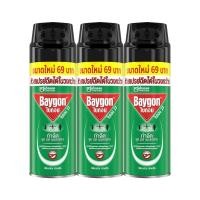 ราคา [สินค้าส่งด่วน] ไบกอน เขียวสเปรย์ เฟรชฟลอรัล 250 มล. X3 BAYGON GREEN SPRAY FRESH FLORAL 250 ML. X3 (42281256015)