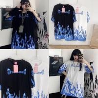 ราคา st.f_shop เสื้อยืด oversize สกรีนเต็มตัวสกรีนแขนลายผีเสื้อไฟอก44-46ยาว 30” (8017039854)