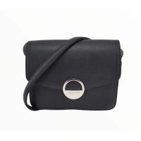 ราคา ANNE KLEIN กระเป๋าสะพายข้างใบเล็กหนังแท้ สีดำ (8868758976)