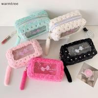 ราคา Warmtree ตุ๊กตา PVC Y2K โบว์เครื่องเขียนกระเป๋า Desktop Storage Bowknot สไตล์เกาหลีกรณีดินสอความงาม Ins สไตล์โบว์กระเป๋าดินสอเด็กใหม่ (56512386306)