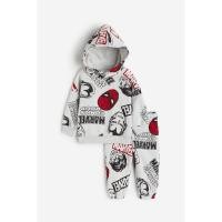 ราคา ส่งไวH&M ชุดเซ็ทเสื้อฮู้ด+กางเกง เด็ก MARVEL (มือสอง) (41170668960)