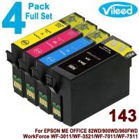 ราคา [สต็อกประเทศไทย]T1431-T1434 Compatible ink cartridges for EPSONME 82 82WD 900 900WD 940FW 960FWD WF7011 WF7511 (9417307225)