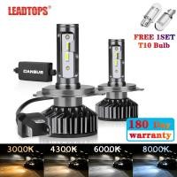 ราคา LEADTOPS 1 คู่ 12000LM CSP รถ LED ไฟหน้าหลอดไฟ H4 H7 H11 H27 9005 HB3 9006 HB4 H1 LED ไฟหน้าอัตโนมัติ 3000K 4300K 6000K 8000K ไฟตัดหมอก LED 110W 12V รถ Universa (28090617675)