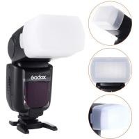 ราคา Bounce ฝาครอบโดมกระจายแสงแฟลช แบบนิ่ม สําหรับ Godox TT600 TT685 TT685II V850 V850II V850III V860 V860II V860III Canon 580ex 580exII Yongnuo 565EX 560III (23676568759)